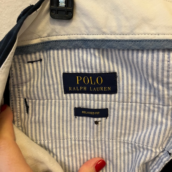 Polo Ralph Lauren Men's Flat Front Navy Pants, 34X34 - Picture 4 of 4